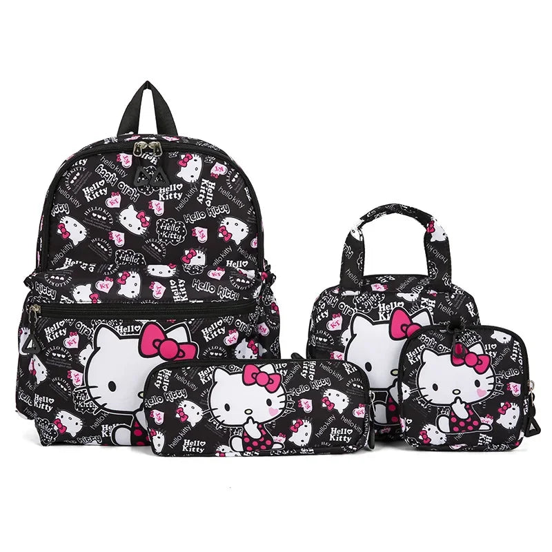 Backpack, Pencil Case, Shoulder Bag, Wallet Set, Casual Outdoor Daypack
