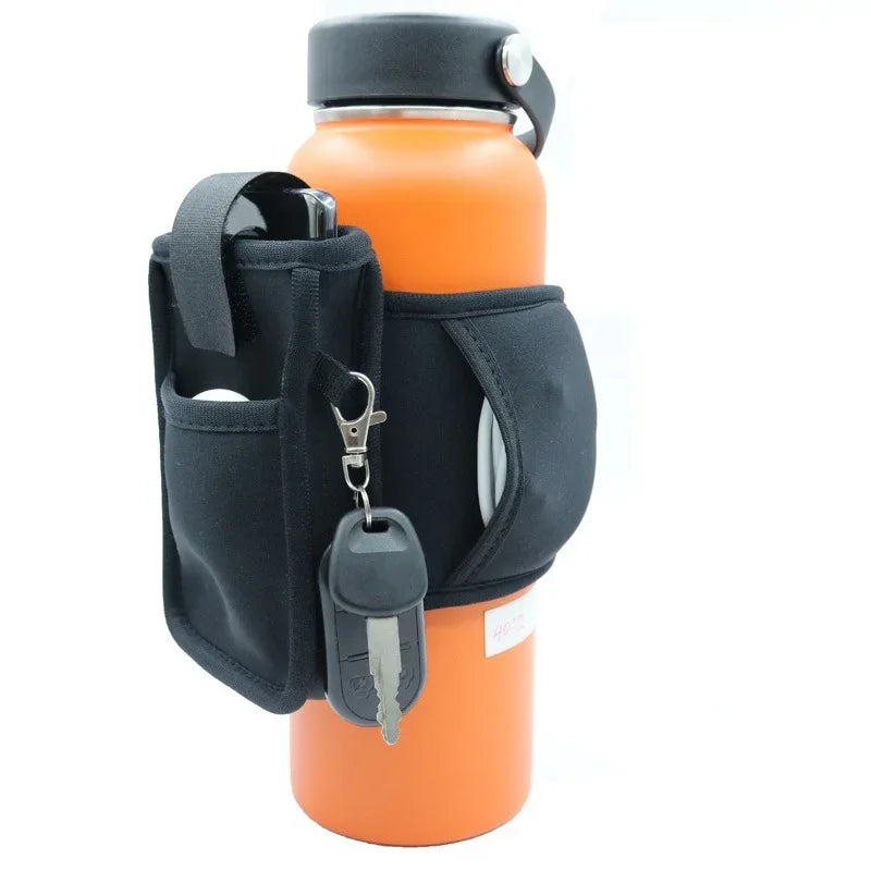 Magnetic Gym Handbag, Portable Key and Phone Holder with Cup Sleeve