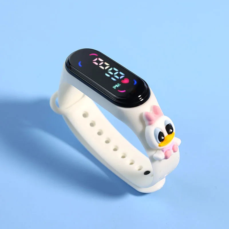 Mickey Children Watches Sports Touch LED