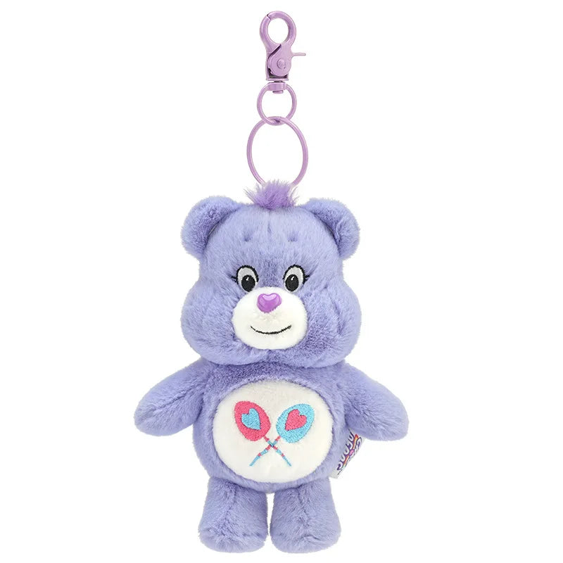 Care bears Rainbow Bear Plush Keychain Bag Pendant with Sound Dolls