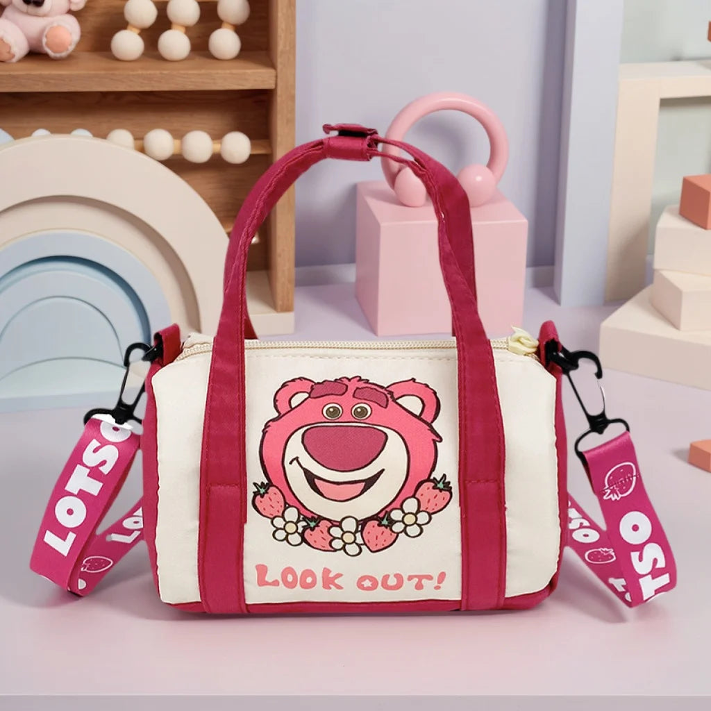 Canvas Shoulder Bag Cartoon Crossbody Bag Daily Commuting