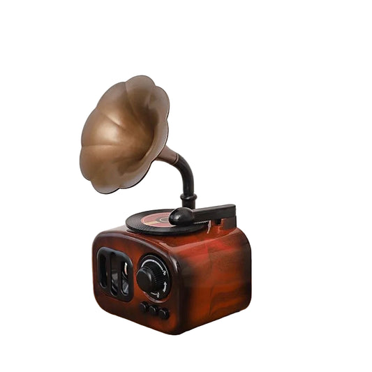 Vintage Phonograph Music Box: Timeless Charm for Home and Office Decor