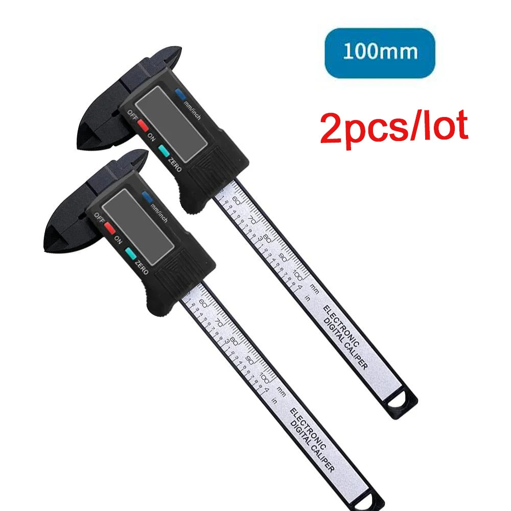 Electronic Digital Caliper Carbon Fiber Dial Vernier Caliper Gauge Micrometer Measuring Tool