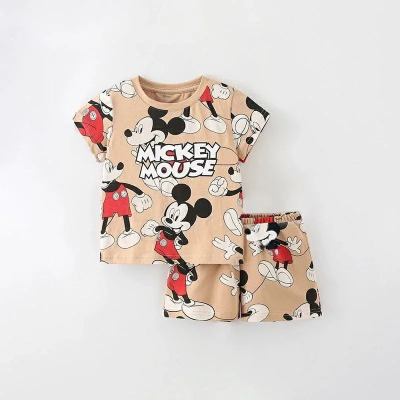 Casual T-shirt +Shorts Tracksuits