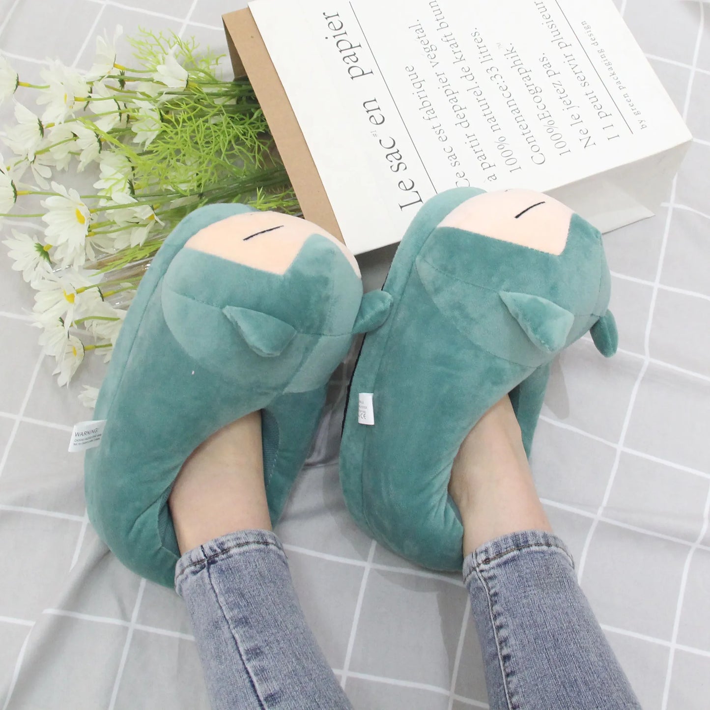 Pokémon Funny Slipper Soft Cute Slippers Animal Cotton Warm Household Shoes