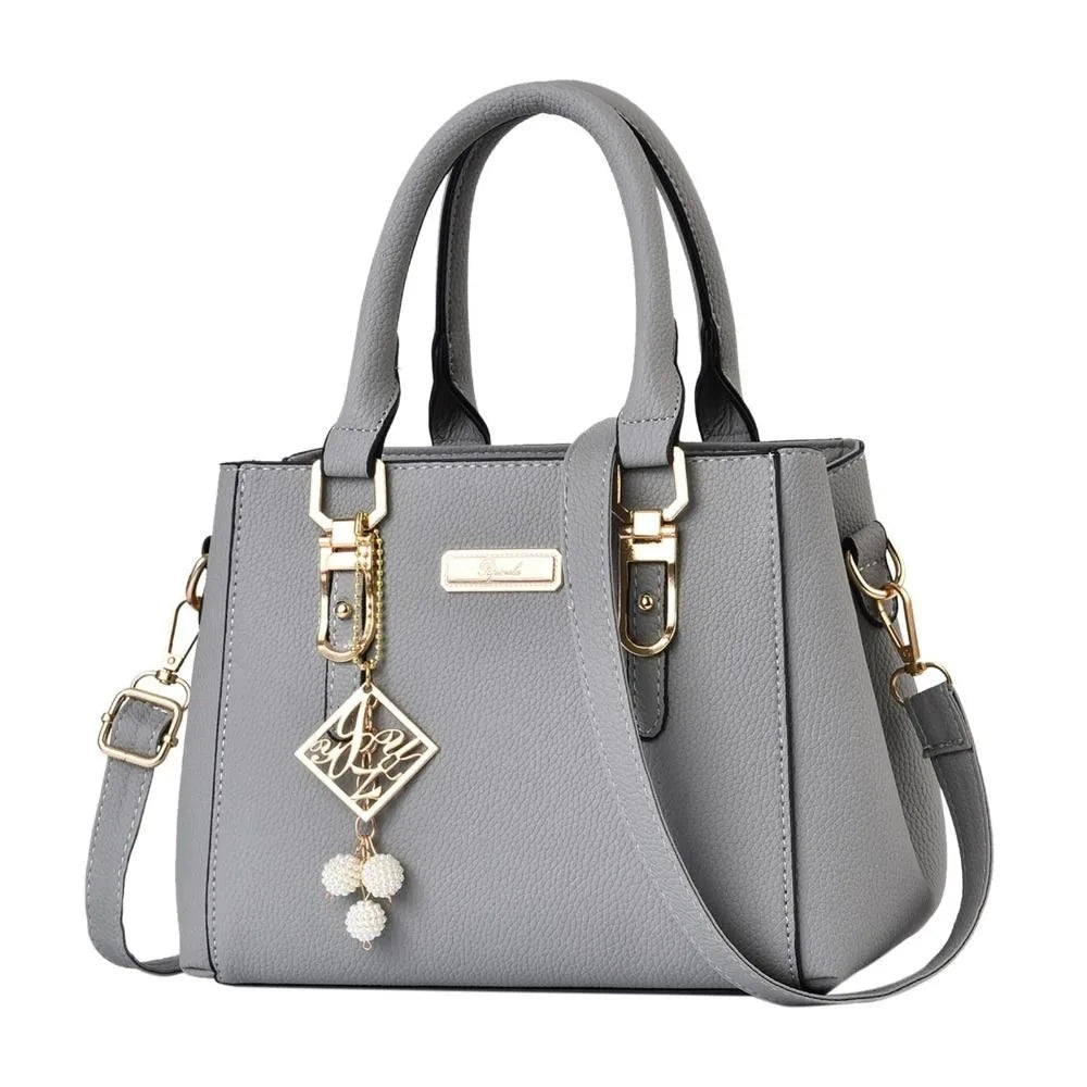Casual Leather Messenger Bag Large Capacity Handbag Women's Bags