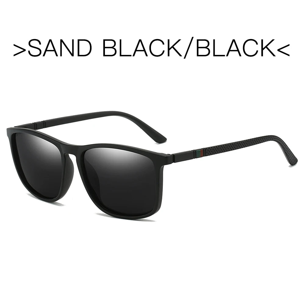 Sports Sunglasses for Men Polarized Comfortable Wear Square Sun Glasses