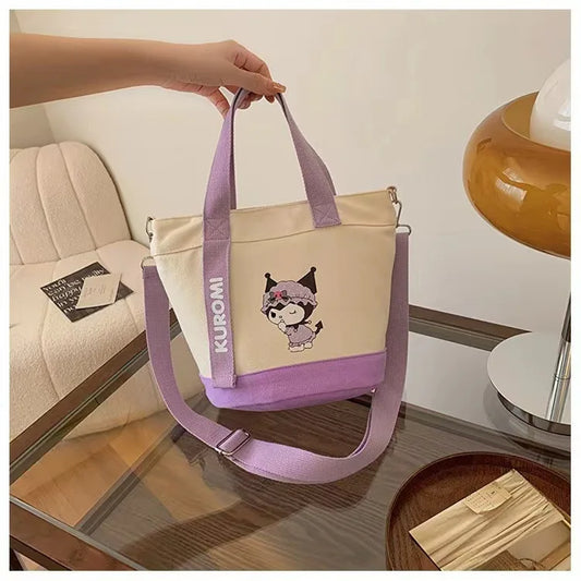 Sanrio Canvas Crossbody Bag Cute Fashion Handbag