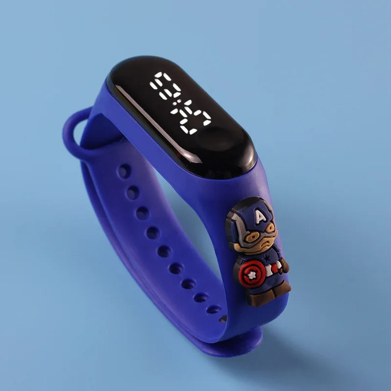 Mickey Children Watches Sports Touch LED