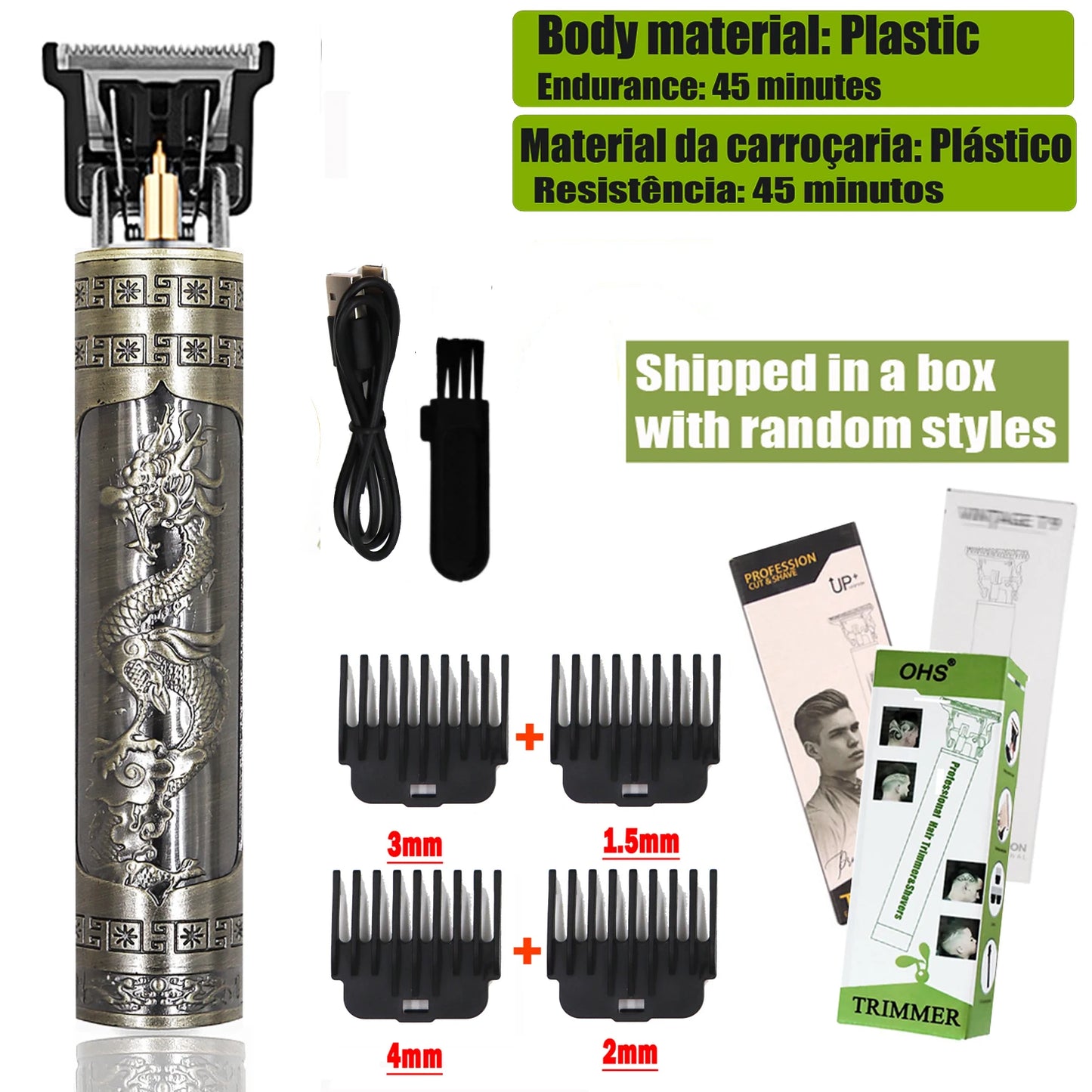 T9 Hair Trimmer Clippers Electric Machine for Men Haircut