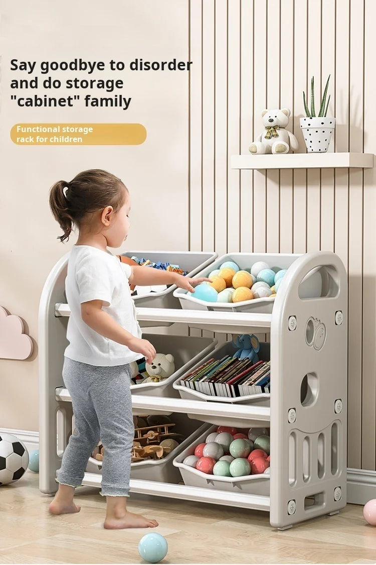 Baby Toy Storage Cabinet Classification Organization Storage Box