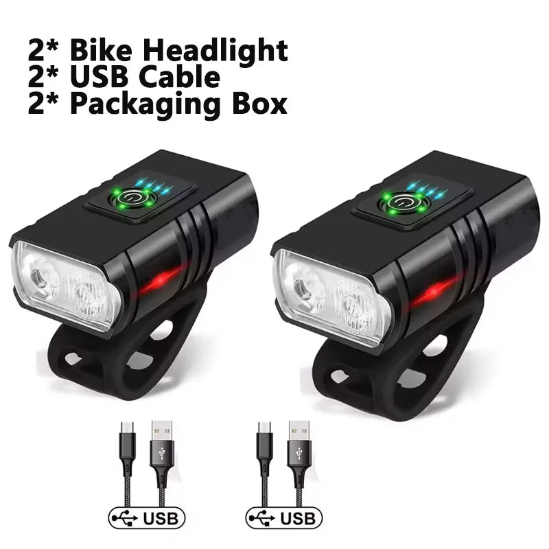 T6 LED Bike Light 6 Modes Headlight