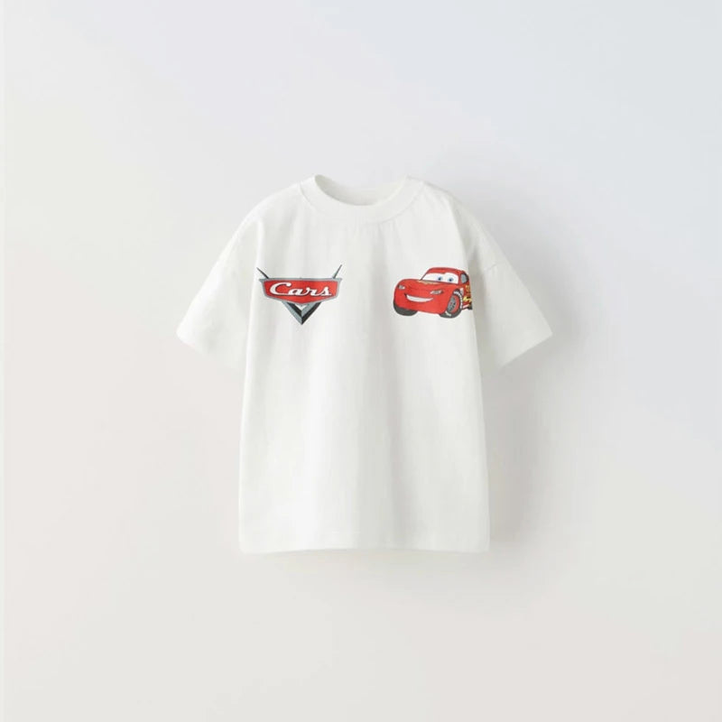 Car Tees Tops for Boy Clothing Summer