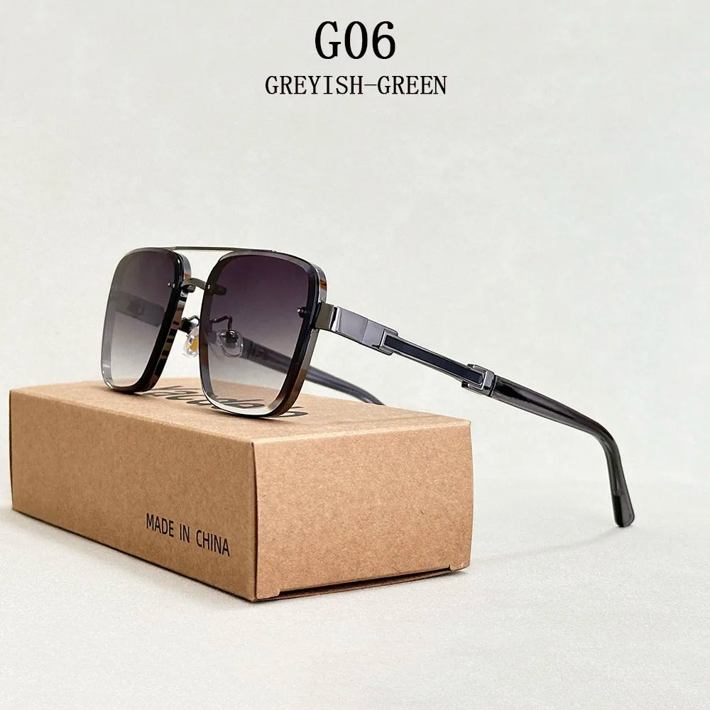 Glasses Sunscreen Square Sunglasses Vintage