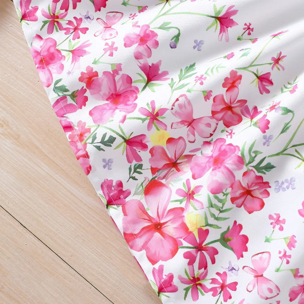 Kids Casual Clothing Sets Outfits for Girls Autumn Winter Floral