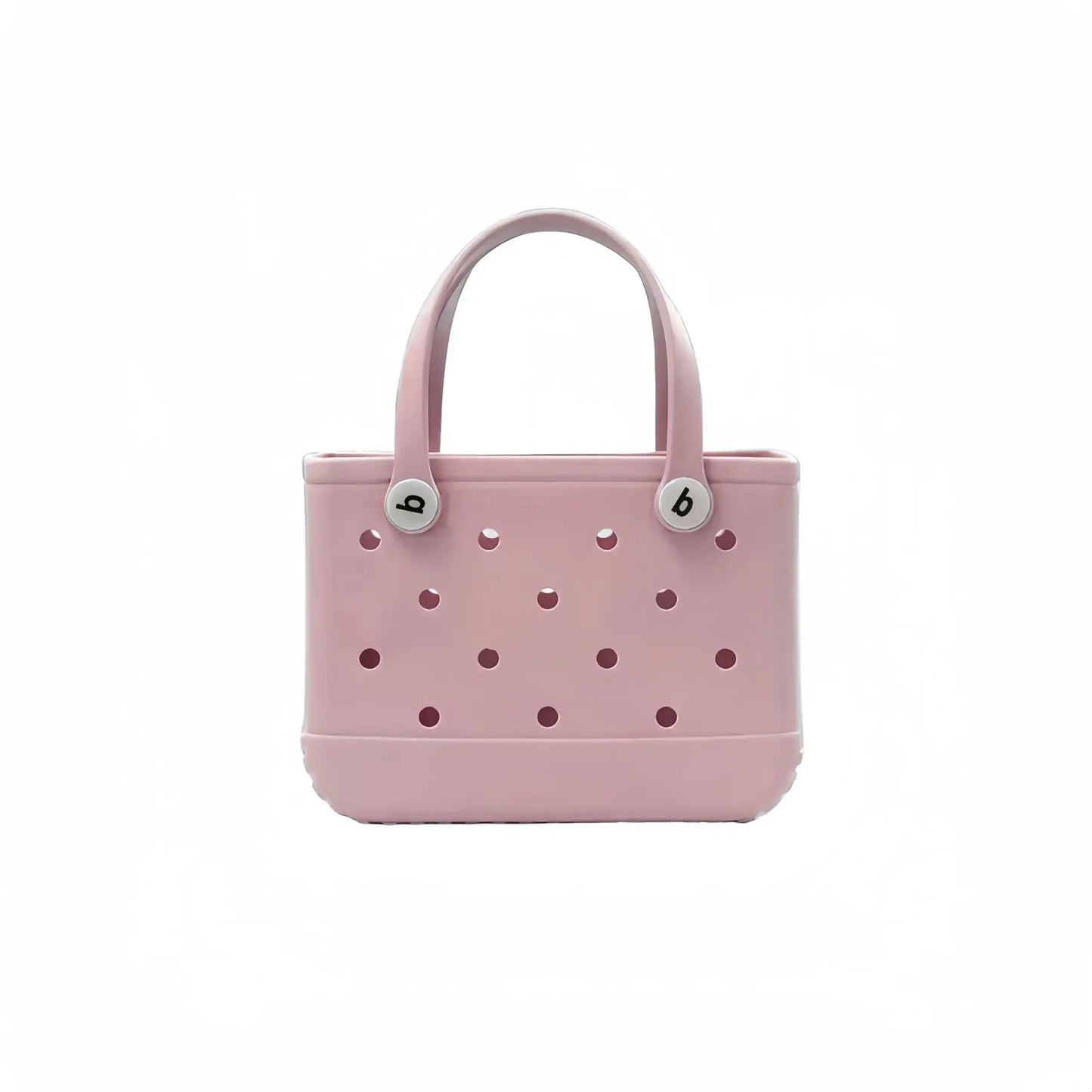 Small Beach Bag Tote Silicone Basket Waterproof Mini Jelly Handbag