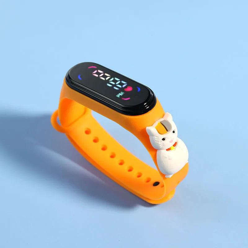 Mickey Children Watches Sports Touch LED