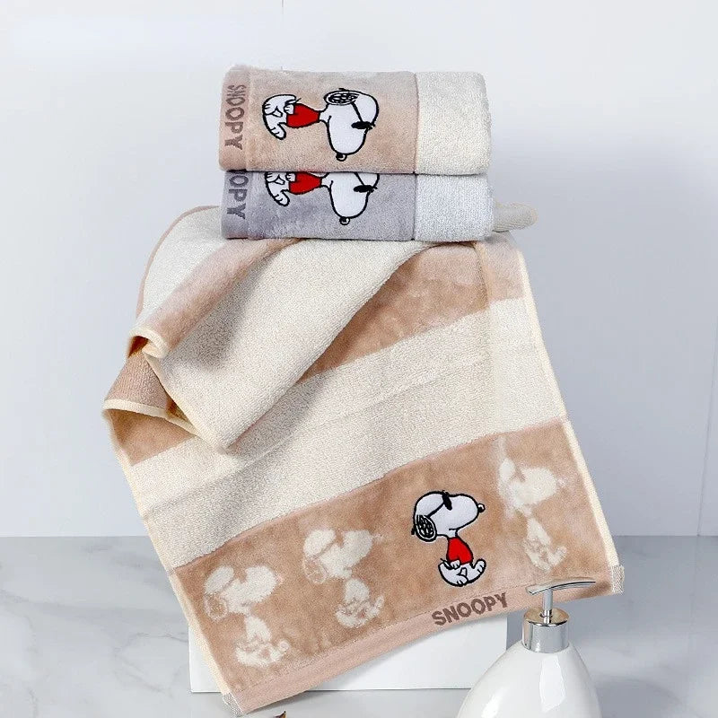 Snoopy Face Towel Absorbent