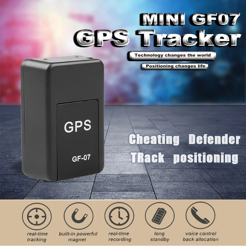 GF07 Tracker Strong Magnetic Car Vehicle Tracking Anti-lost Anti-theft Device