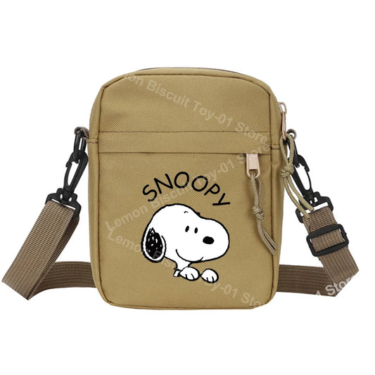 Snoopy Shoulder Crossbody Bag Casual Small Zipper Messenger Sling Bags