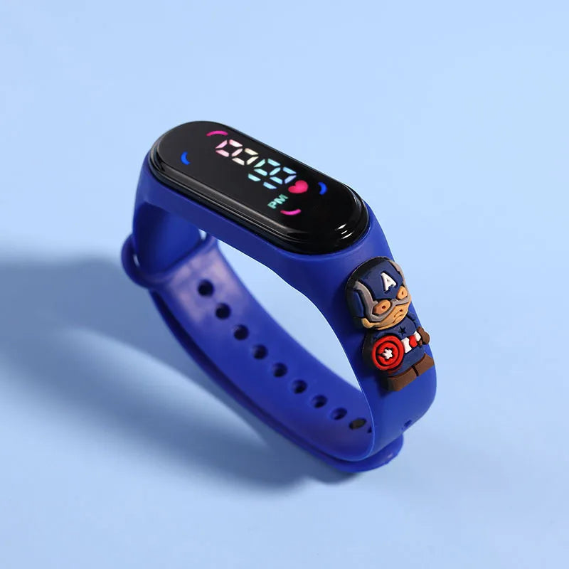Mickey Children Watches Sports Touch LED