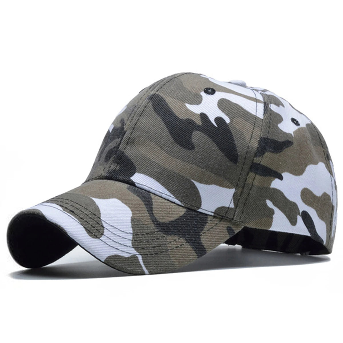Unisex Light Plate Camouflage Baseball Caps Spring and Autumn Outdoor Adjustable