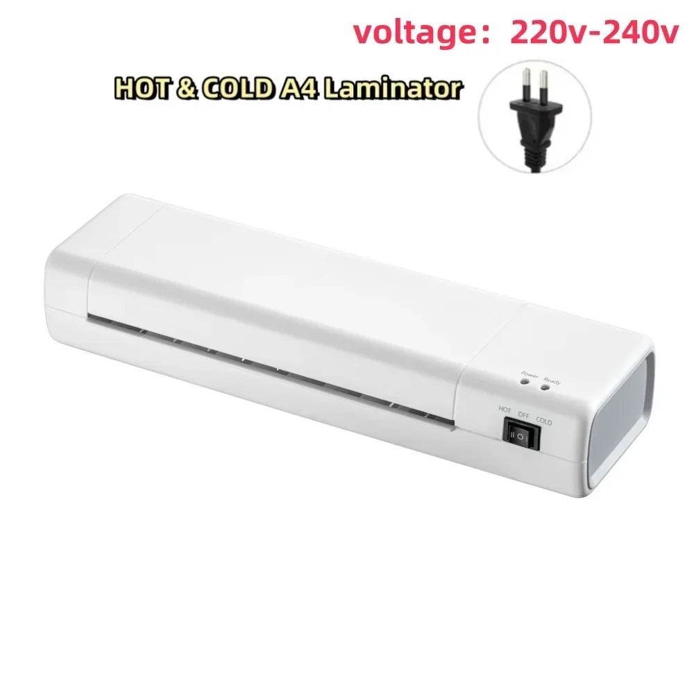 Preheating hot and cold laminating machine