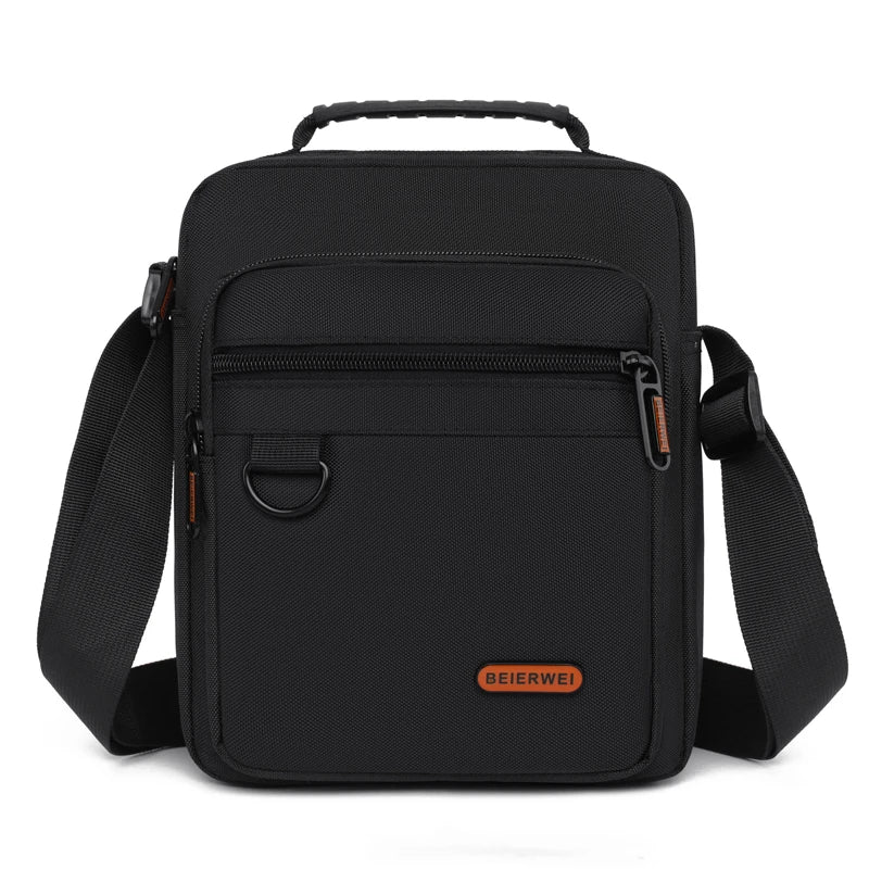 Men's Shoulder Bag Business Leisure Portable Handbag Multilayer Waterproof