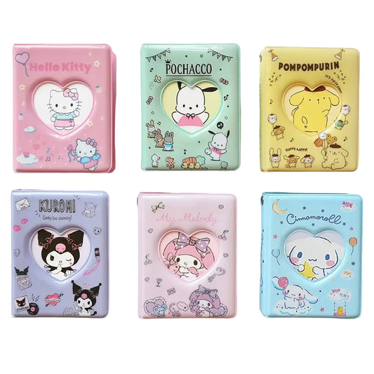 Photo Album Anime 3-Inch Mini Idol Card Collection Card Book