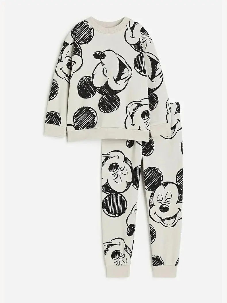Autumn Mickey Hoodies +Pants