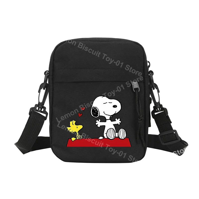 Snoopy Shoulder Crossbody Bag Casual Small Zipper Messenger Sling Bags