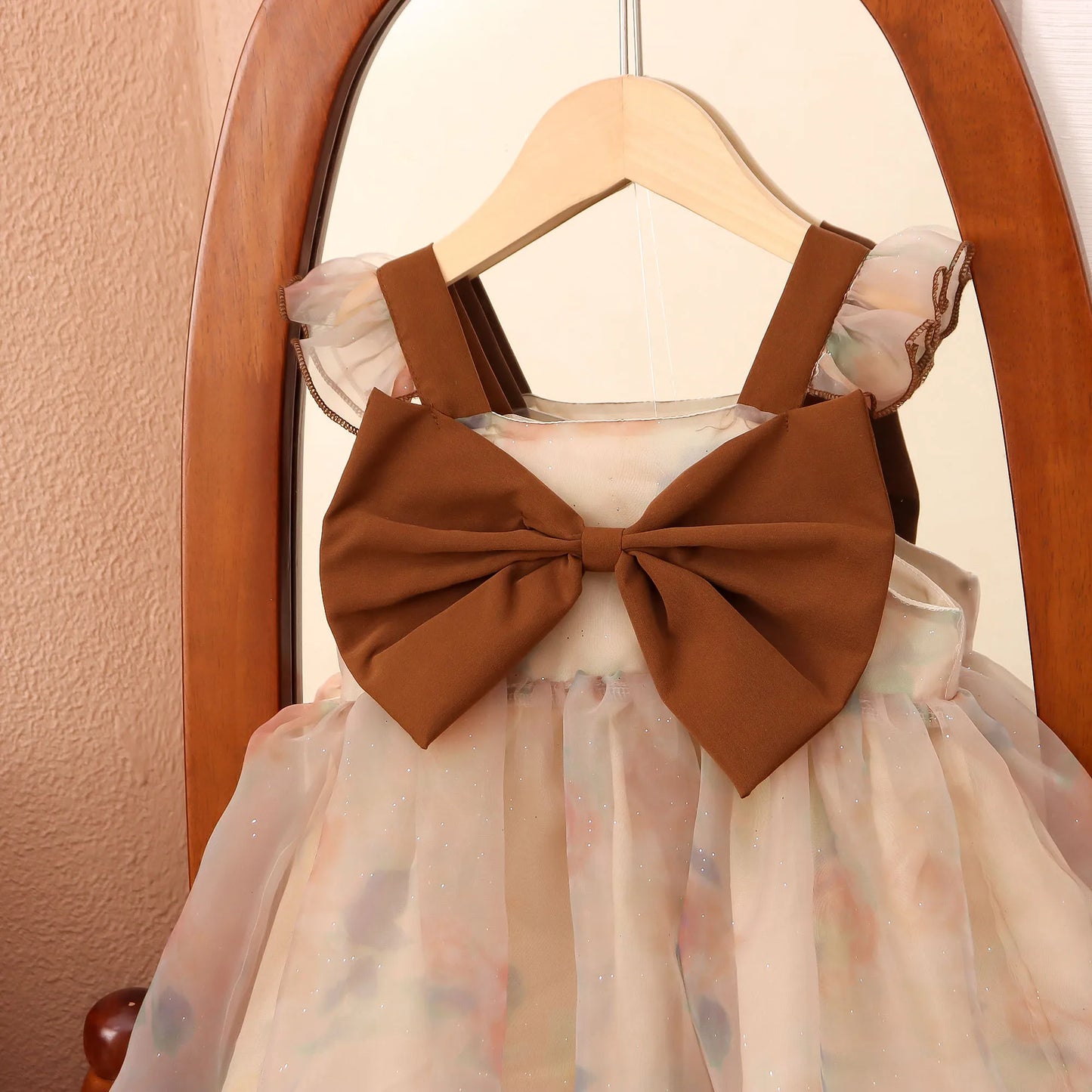 Summer Sleeveless Bow Baby Girl Clothes