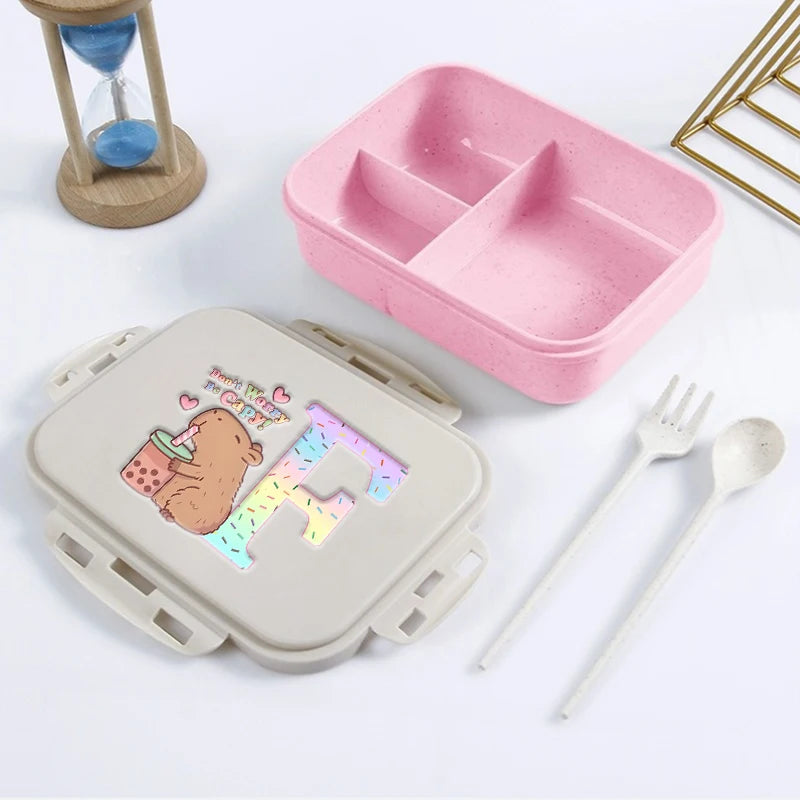 Capybara Bento Lunch Box Food Storage Containers
