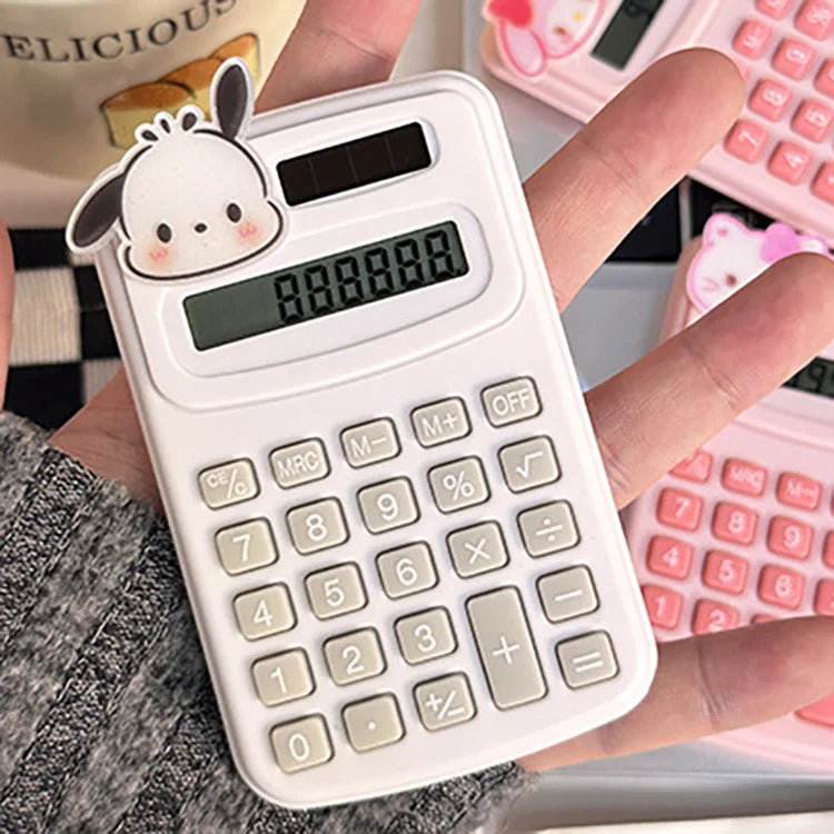 Sanrio Mini Electronic Calculator 8 Digit Calculator