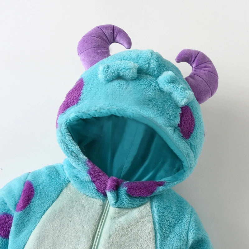 Hooded Warm Thicken Winter Rompers Snowsuit