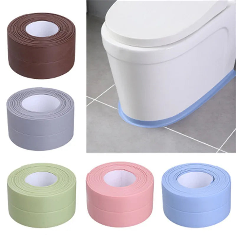 Waterproof Wall Stickers Sealing Tapes PVC Adhesive Sealing Strips