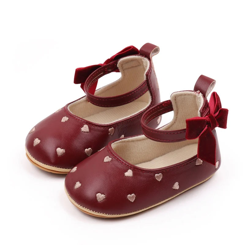Baby Princess Shoes Beautiful Bowknot High Quality Mary Jane