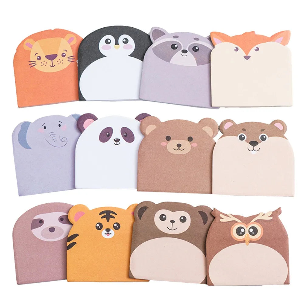 Sticky Note Paper Cartoon Pocket Writing Pad