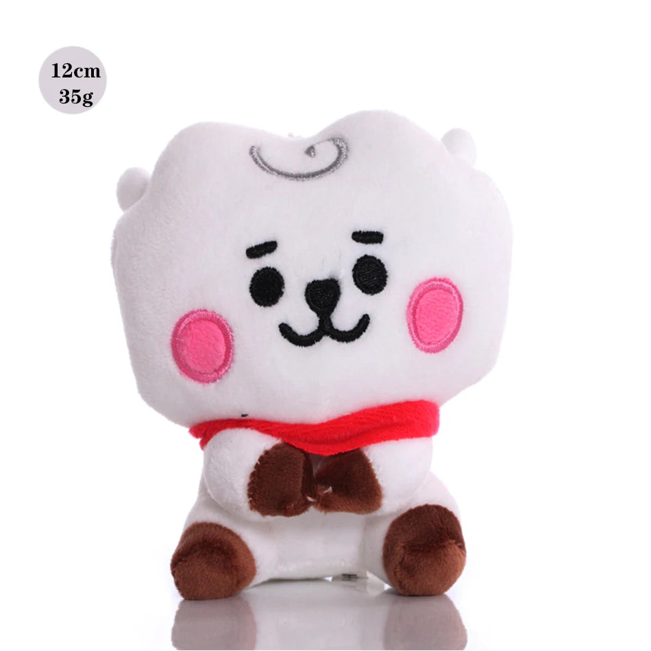 BTed 21Plush Toys Kawaii Mini Keychain Anime Pendant Ornament Bt