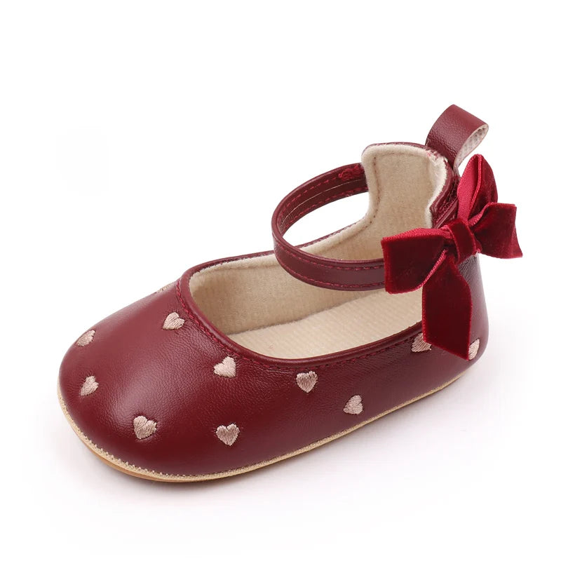 Baby Princess Shoes Beautiful Bowknot High Quality Mary Jane