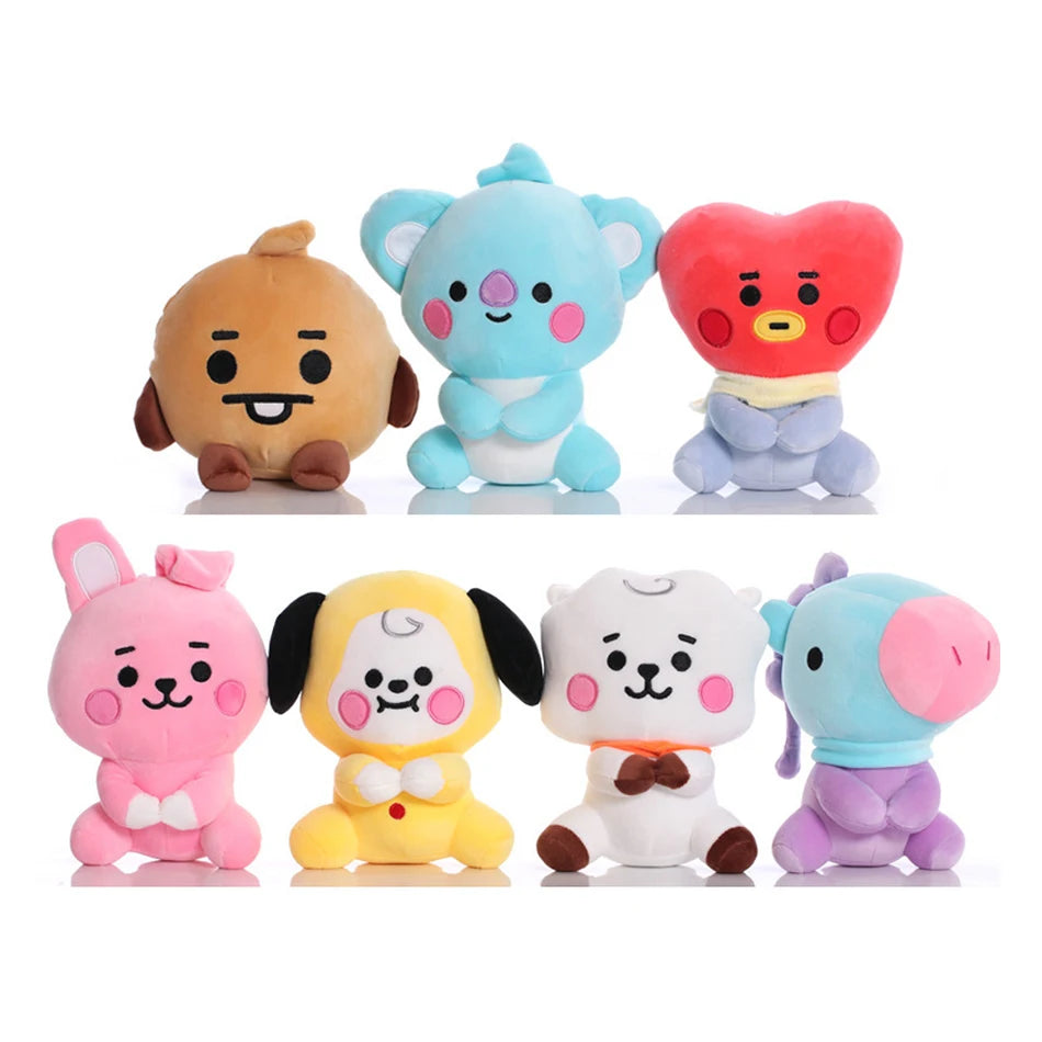 BTed 21Plush Toys Kawaii Mini Keychain Anime Pendant Ornament Bt