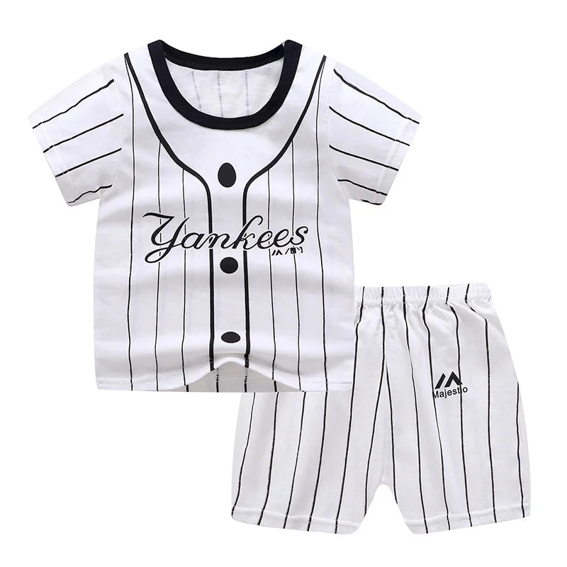 Tracksuit Summer Clothing Cartoon Baby Boys