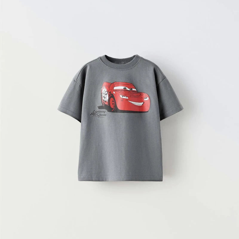 Car Tees Tops for Boy Clothing Summer
