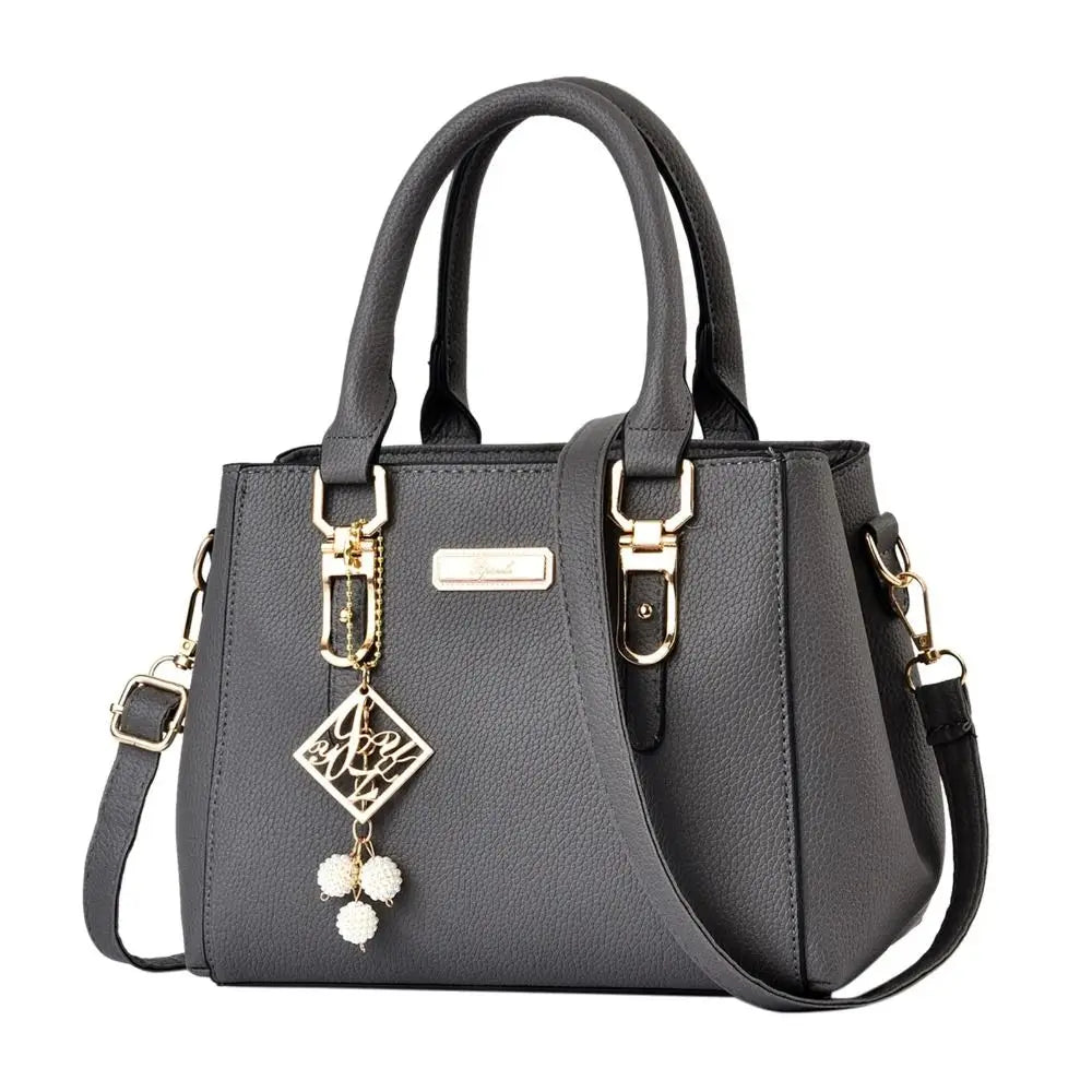 Casual Leather Messenger Bag Large Capacity Handbag Women's Bags
