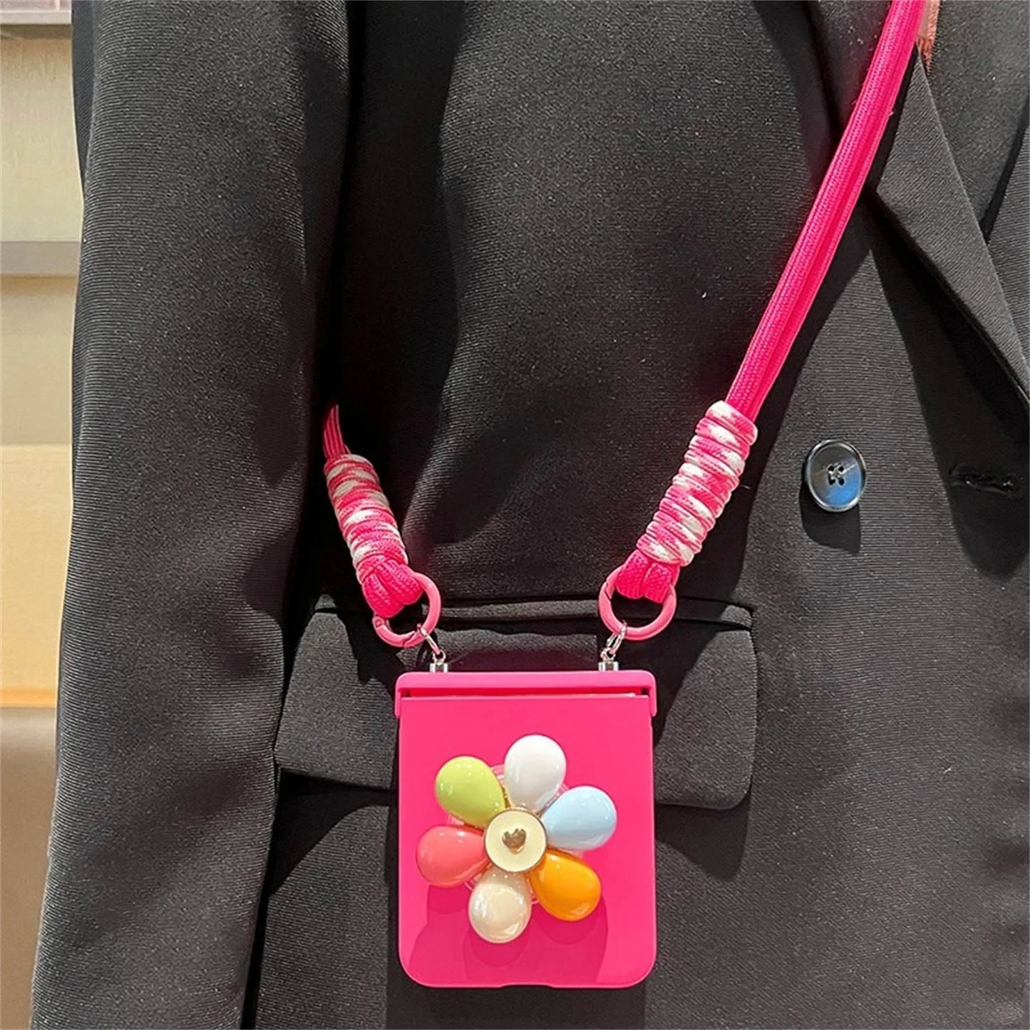 Lanyard Crossbody Strap Case for Samsung Galaxy Z Flip