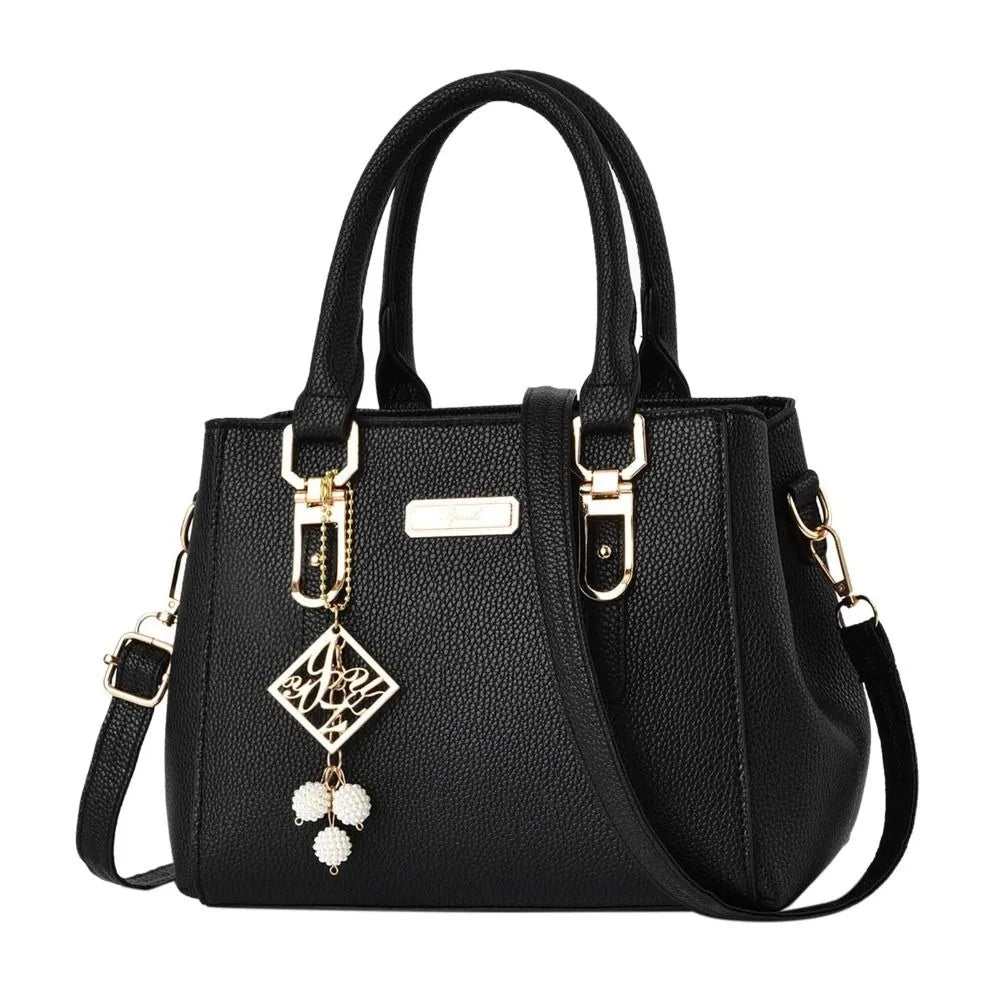 Casual Leather Messenger Bag Large Capacity Handbag Women's Bags