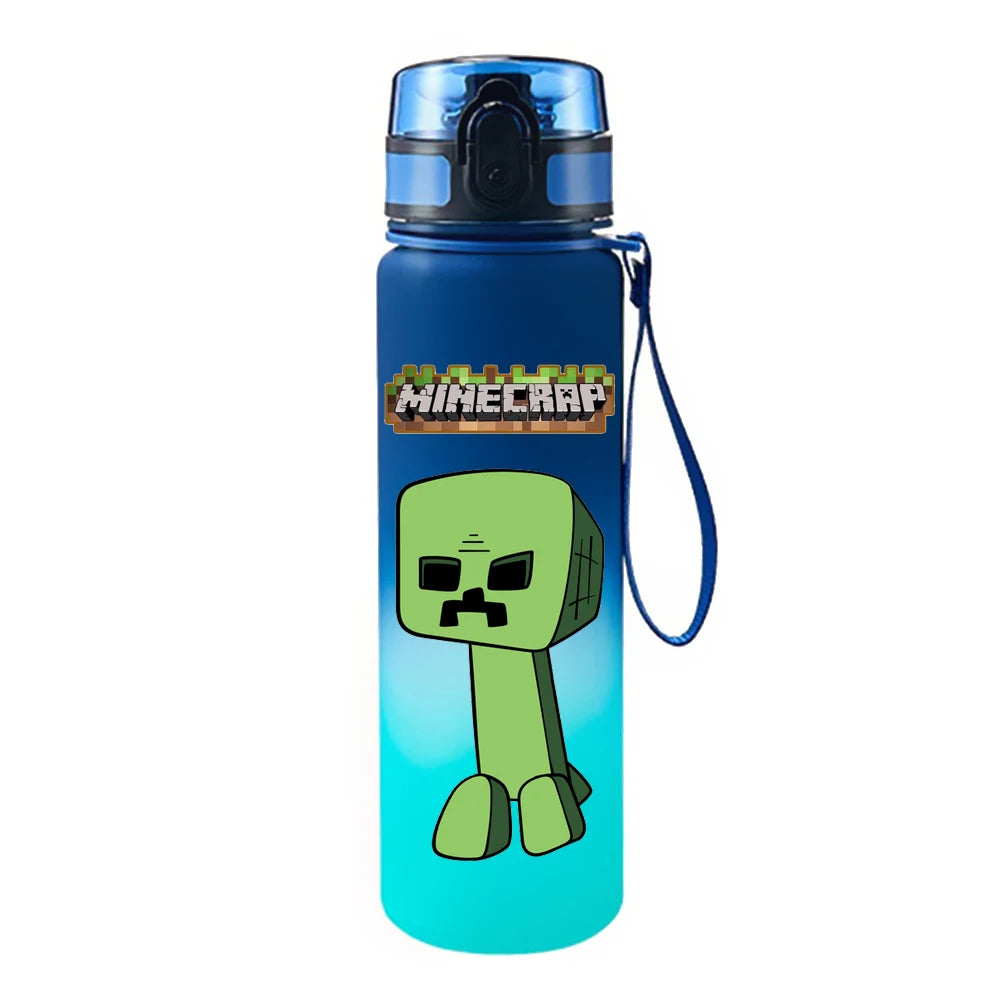 650ML Game Pixel Style Water Cup Drinking Outdoor Water Bottle