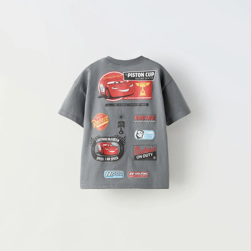 Car Tees Tops for Boy Clothing Summer