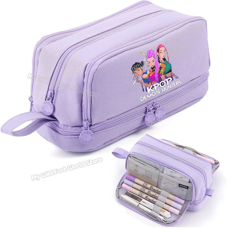 K-pop Demon Hunters High-capacity Pencil Bag