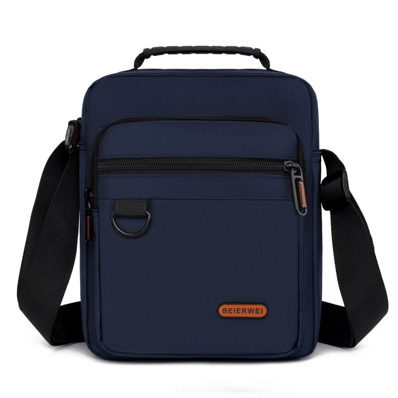Men's Shoulder Bag Business Leisure Portable Handbag Multilayer Waterproof